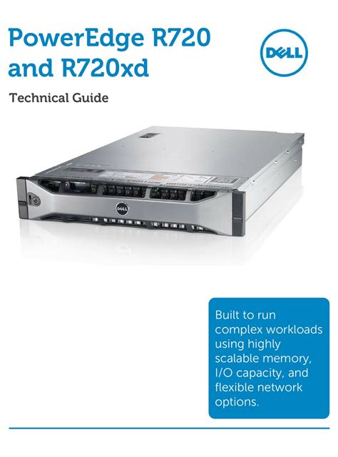 Dell PowerEdge R720 and R720xd Owner's Manual.
